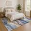Tapis lavable à la machine de qualité supérieure Pinkston Waves-1898855098