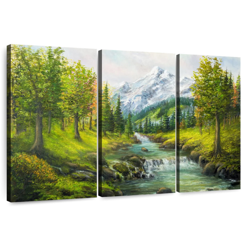 Alvord, montagne et rivière, H 28 po x l 45 po