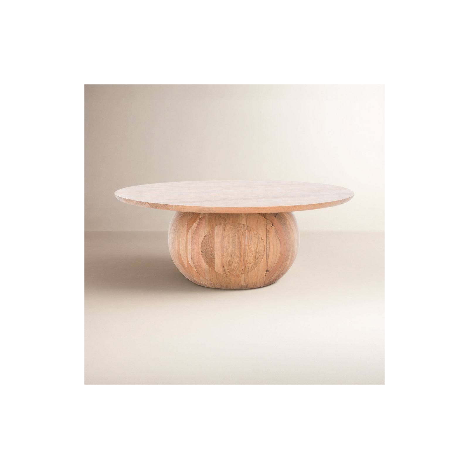 Iver Solid Wood Single Coffee Table, Natural