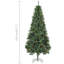 Artificial Christmas Tree with LEDs&Pine Cones Decor Green-64861240