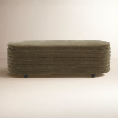 Delray Upholstered Flip Top Storage Bench