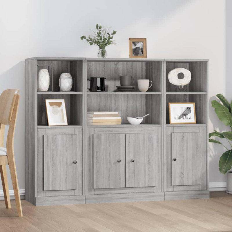 Ilgaz 35.5cm Sideboard, Grey Sonoma