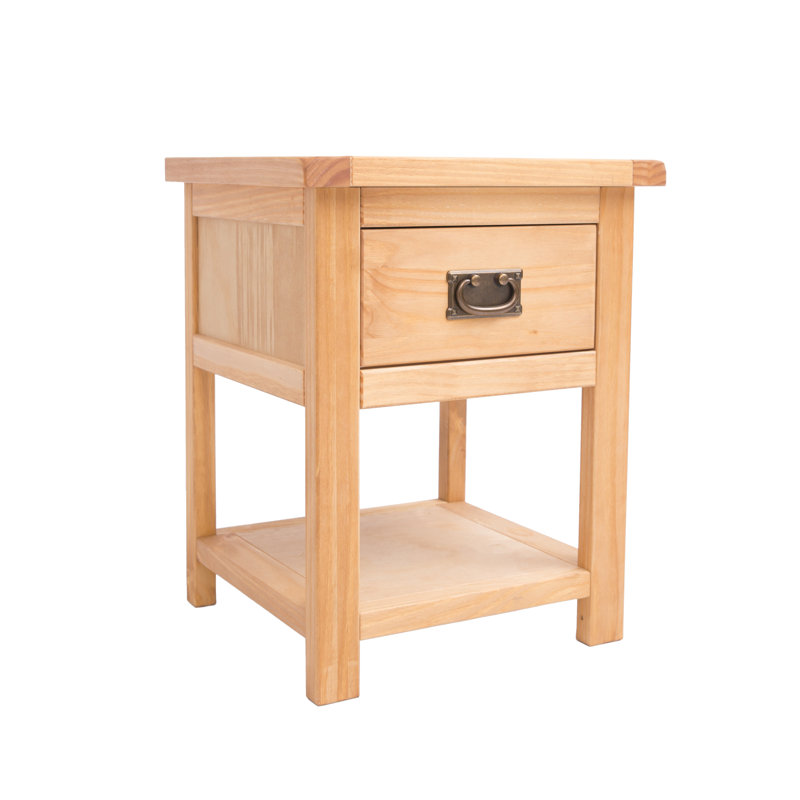Arvilla 45cm W Plywood / Laminate Board Bedside Table