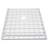 60" L X 34" W X 4" H Center Rectangle SMC Shower Pan In White, Stainless Steel Shower Drain Cover Included-124809435