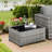 Bobia 13-piece Modular Outdoor Wicker Sectional Sofa Set With Propane Fire Pit Table, Wide Armrests, Rattan Patio Conversation Set With Coffee Table And Cushions-1377889999