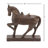 Polystone Horse Brown Decorative Sculpture