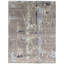 Tapis rectangulaires gris et gris en laine noué à la main-2105025526