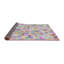Tapis rouge/rose tissé à la machine-549181815