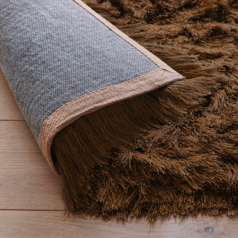 Glamour Deluxe Mocha Rug, Rectangle 160 x 230 cm