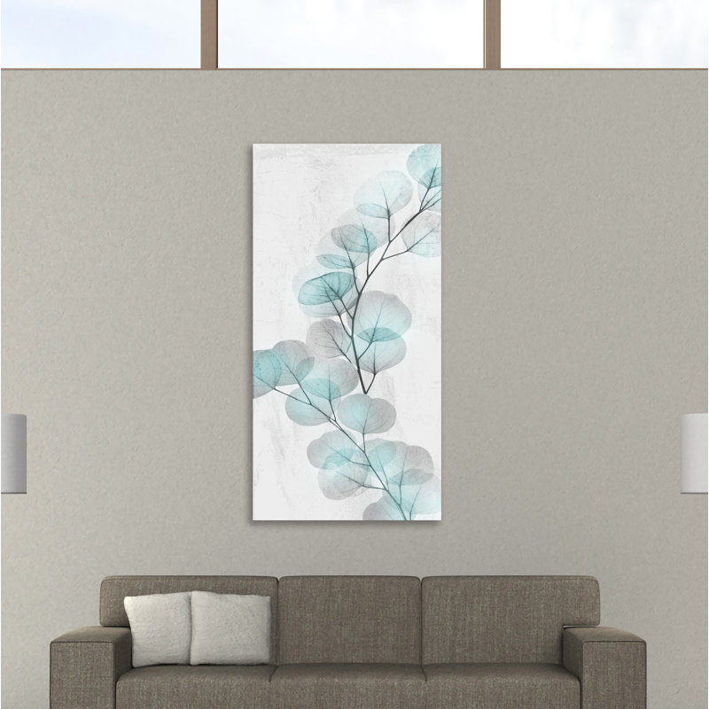 «Eucalyptus Glow 2», toile tendue par Albert Koetsier, H 48 po x l 24 po x P 1,5 po