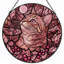 Panneau de vitrail en verre coloré 12 "H 12"-1274597469