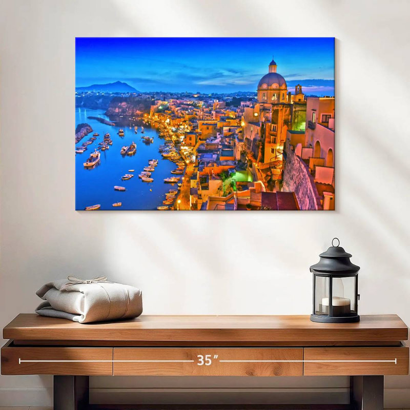 Procida Island, 16" H x 24" W