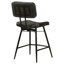 Chaise de comptoir rembourrée avec pieds en métal (ensemble de 2)-1286779086