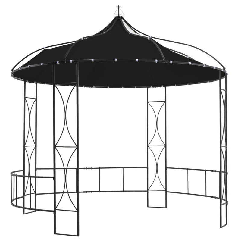 Noemie 3m x 3m Metal Party Tent, Anthracite