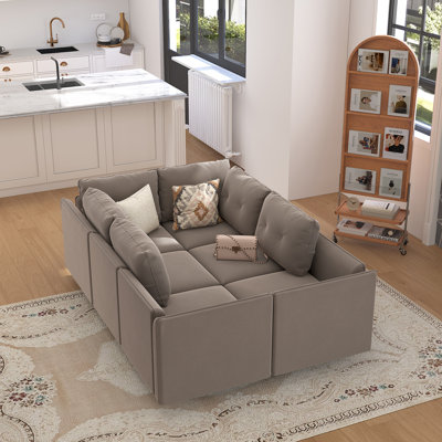 Canapé modulaire modulaire 2 pièces Zendajas