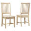 Chaise en bois massif Maner