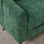 Canapé compact en chenille moderne, canapé décoratif vert chic pour les petits espaces