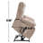 Lift Recliner Chair Heat Massage Dual Motor Infinite Position Up To 350 LBS Large Electric Power Lift Recliners With Power-Remote, Medium-Firm And Heavy Duty-997525459