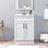 Ensemble de meuble-lavabo simple 24 po 24 po