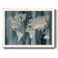 Carte du monde marine - toile tendue avec cadre rustique-96273141-96273143