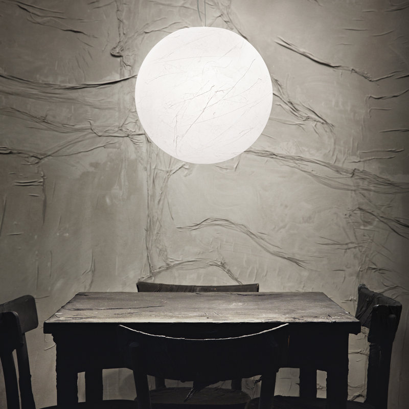 Carta 1 - Light White Single Pendant, 262cm H x 30cm W x 30cm D