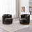 Genuine Leather Barrel Chair(Set Of 2)-673869885
