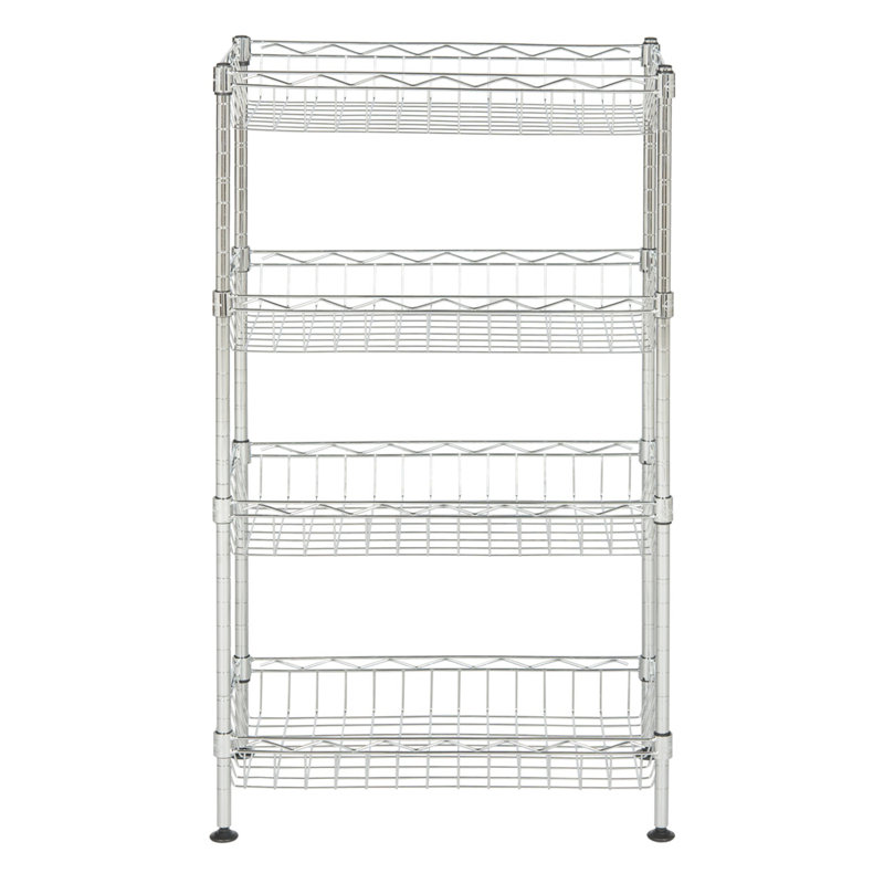 17.7'' W Metal Shelving Unit
