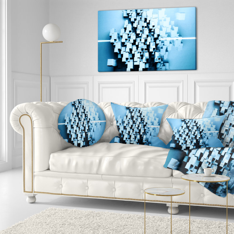 Coussin lombaire abstrait