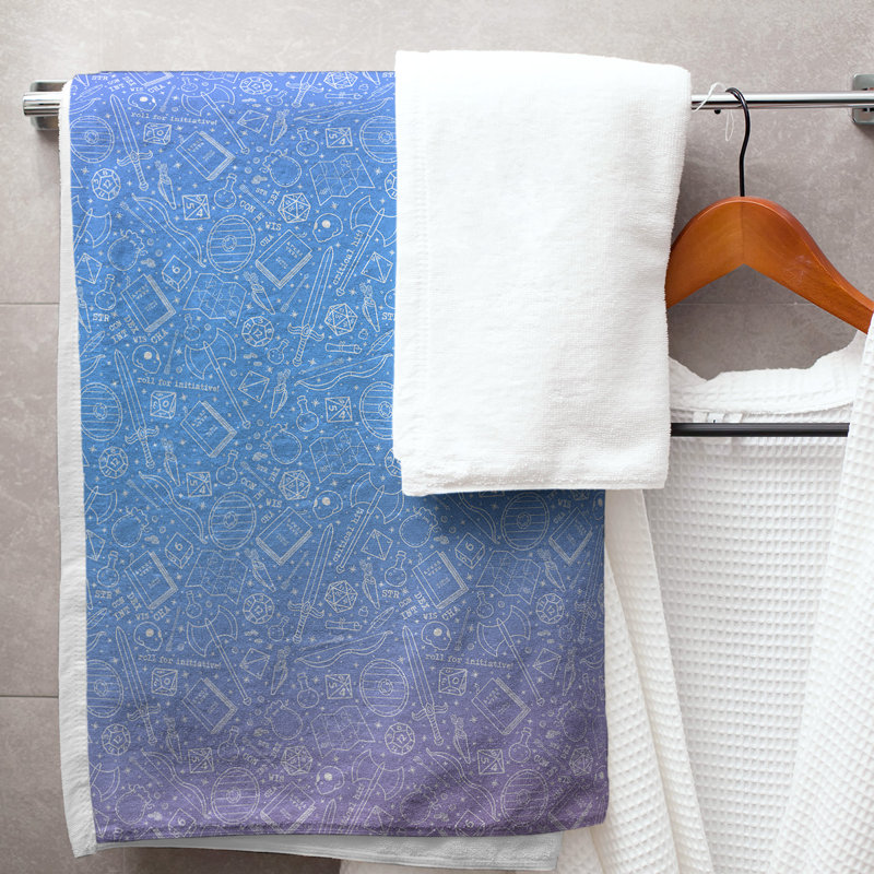 Katelyn Elizabeth Bath Towel, Cotton Candy Ombre