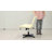 Huba Wide Seat Leisure Office Chair Cross Legs No Wheels-781874484-765511836