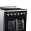 Cuisinière électrique 30 po Galiano, noir, 4 éléments, 4,32 pi³ avec friteuse à air-133106908