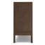 Bibliothèque basse Harper Mid-Century 30 "en bois massif avec 4 tablettes profondes et pieds fuselés Harper