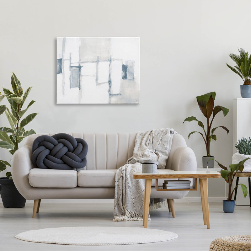 «Soft Soft Modern Geometric Arrangement» par Lanie Loreth, H 30 po x l 40 po x P 1,5 po