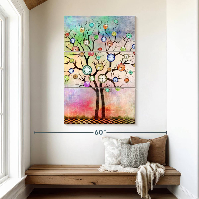 Kelan Tree Watches, 50" H x 32" W