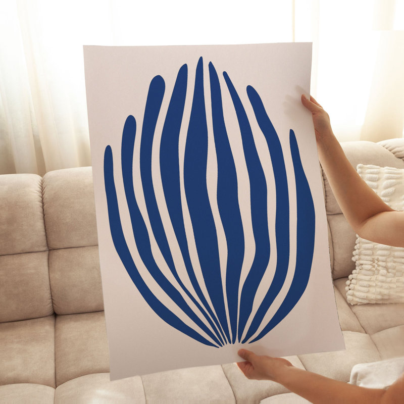 «Abstract Abstract Shapes Matisse III», reproduction d'art moderne sans cadre, H 30 po x l 20 po