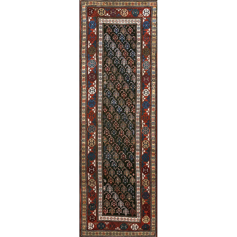 Hand Knotted Wool Geometric Area Rug