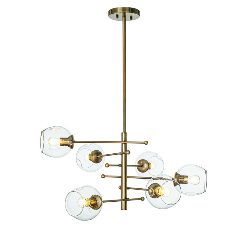 Aaeesha 6-Light Sputnik Chandelier