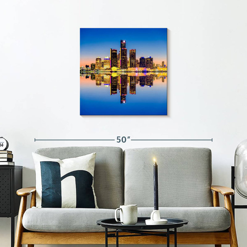Nicci Detroit Sunset Reflection