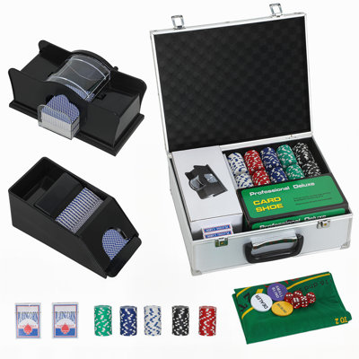 HOMCOM Poker Chip Set