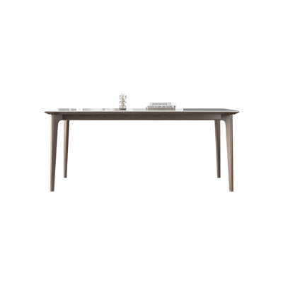 Simple Modern Rectangular Rock Slab Dining Table