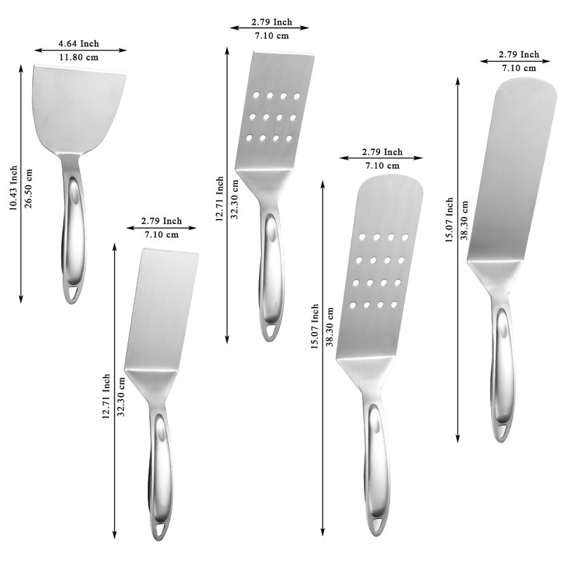 Stainless Steel Non-Stick Grill Spatula
