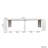 Multifunctional extendable console table