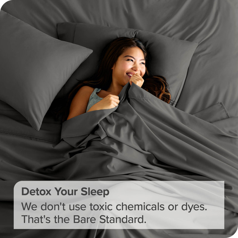 Full Gray Ultra-Soft Microfiber Flat Sheet
