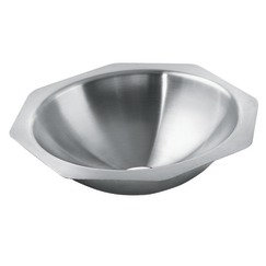 Lancelot 22.12" x 8.25" Umtl-16-6 Round Single Bowl Undermount Sink