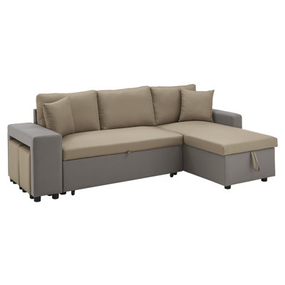 Dovie Upholstered L-Shaped Sectional Reversible