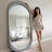 Oval Manufactured wood Full Length Mirrors-185480849