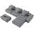 Modern Oversized Modular Sectional Sofa,Sparkling Chenille Fabric Soft Cushion Sofa With 6 Pillows,6 PCS DIY Combination Tufted Sofa,No Assembly Required-119662825