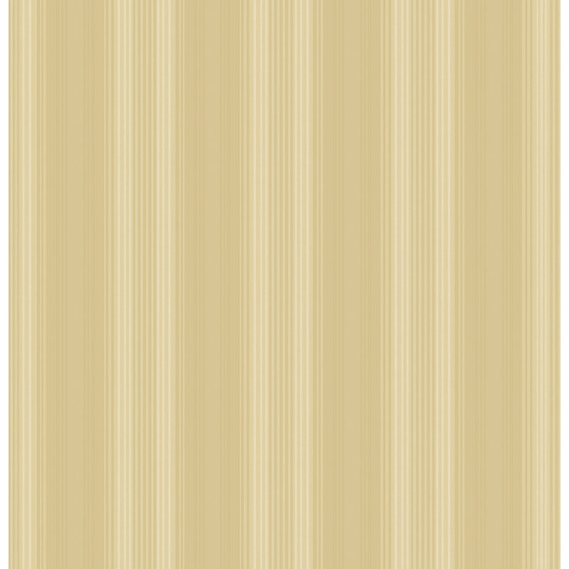 Papier peint à rayures métalliques Veronika fumé Seabrook Designs, Brun clair / beige