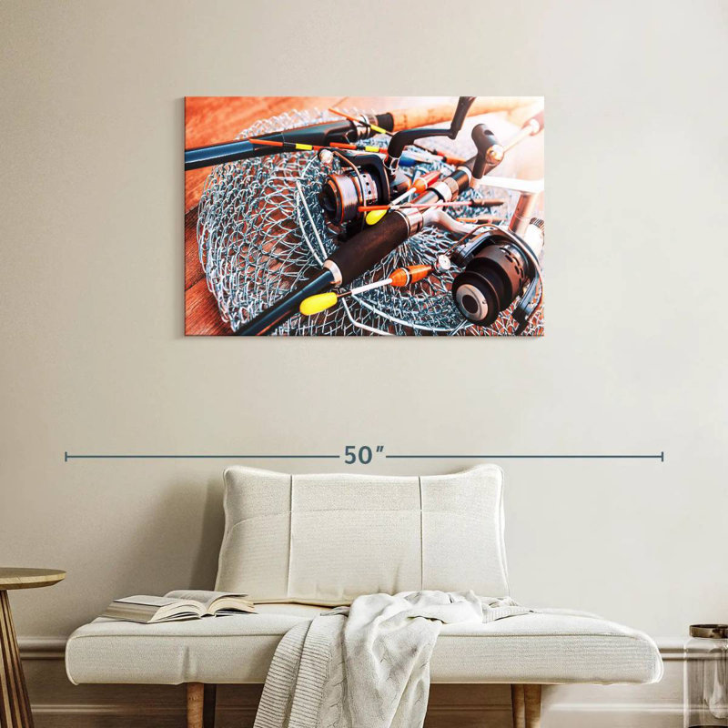 Senne Ready To Fish, 24" H x 36" W