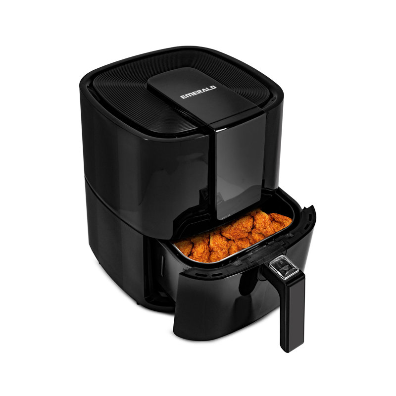 Emerald 5.2L Healthy Family Size Air Fryer with 7 Presets, 60-Min Timer & Dishwasher Safe Basket